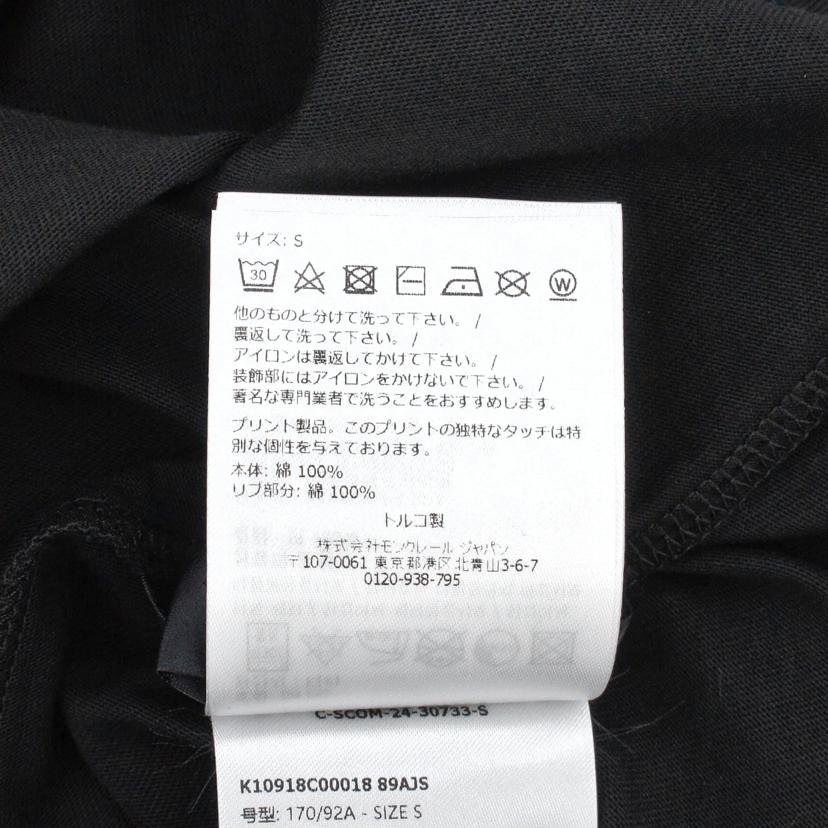 MONCLER モンクレール/ゴ-ストロゴプリントTシャツ/Sサイズ/K10918C00018//89AJS/SAランク/93