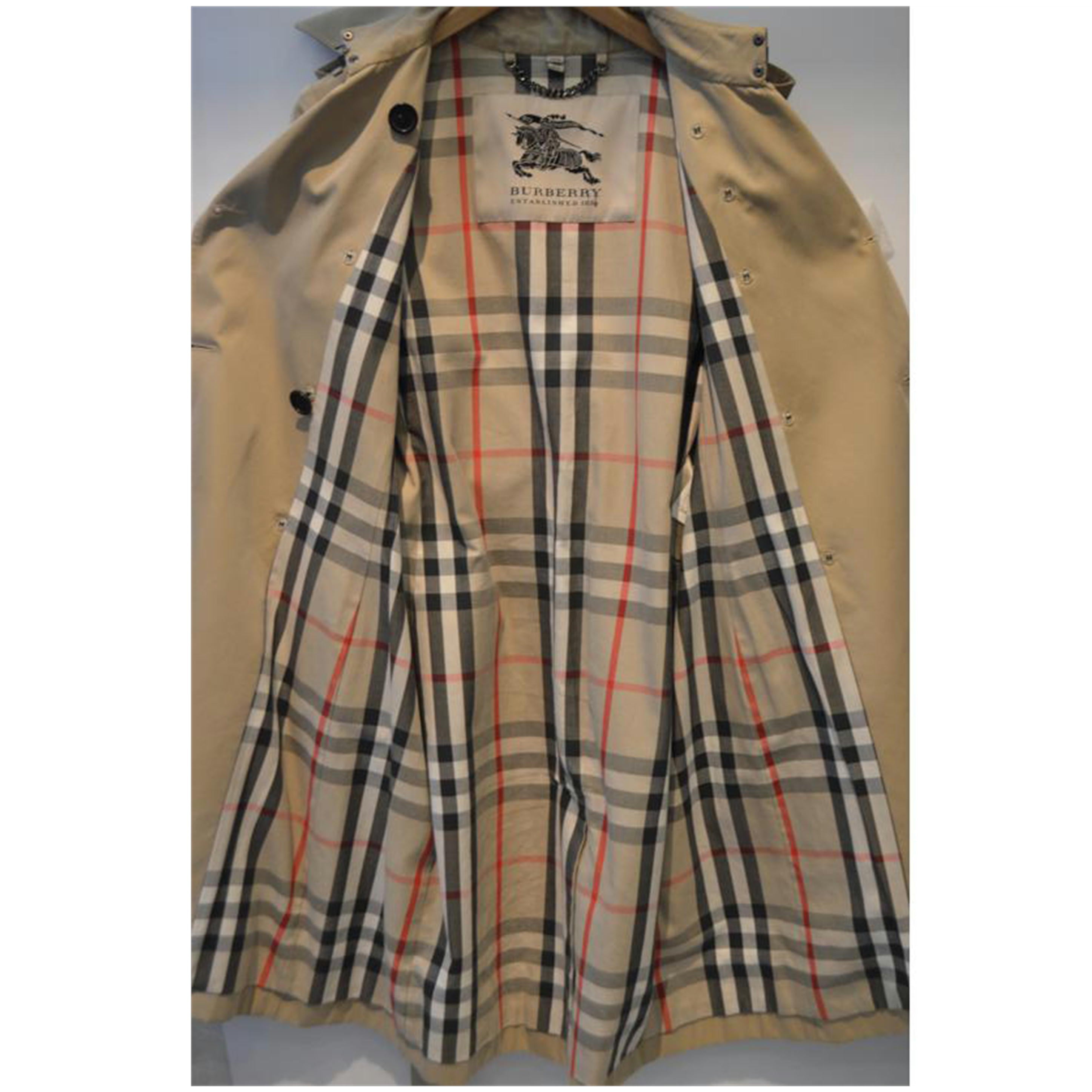 BURBERRY バーバリー/ノバチェックレディーストレンチコート/Sサイズ(36)/3885711//Bランク/89