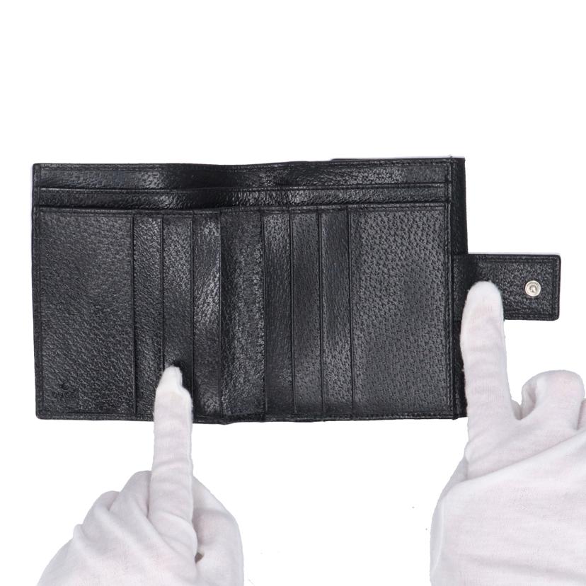 GUCCI グッチ/レザー二つ折り財布/2068//035*****/ABランク/19