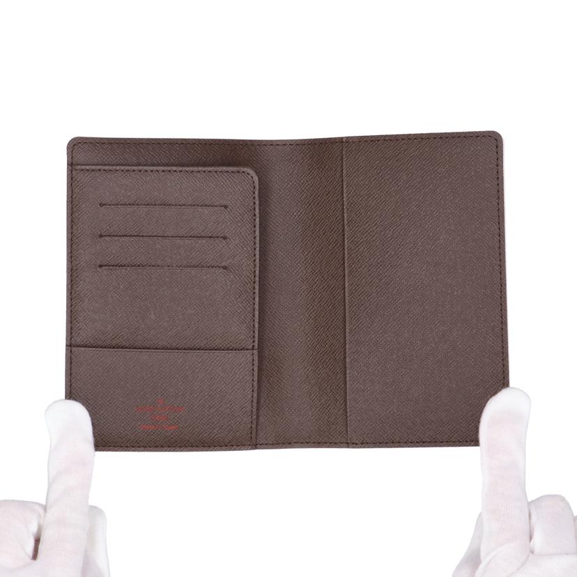 LOUIS VUITTONルイヴィトン/クーベルテュール パスポール/ダミエ/エベヌ/N60188//CA4***/SAランク/70