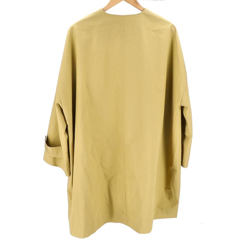 MACKINTOSH LONDON マッキントッシュロンドン/ロズリー ウェザー コットン ノーカラーコート/38/ベーシュ/G5A04-108-40//Sランク/01