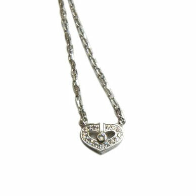 Cartier カルティエ/750Cハートダイヤネックレス//Aランク/92