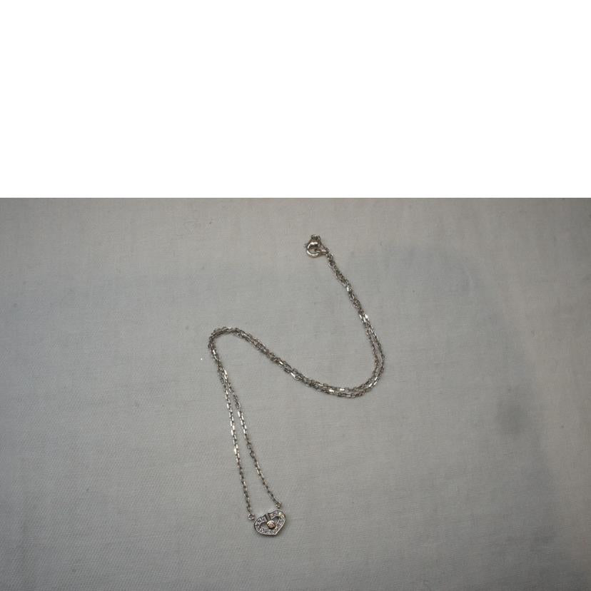 Cartier カルティエ/750Cハートダイヤネックレス//Aランク/92