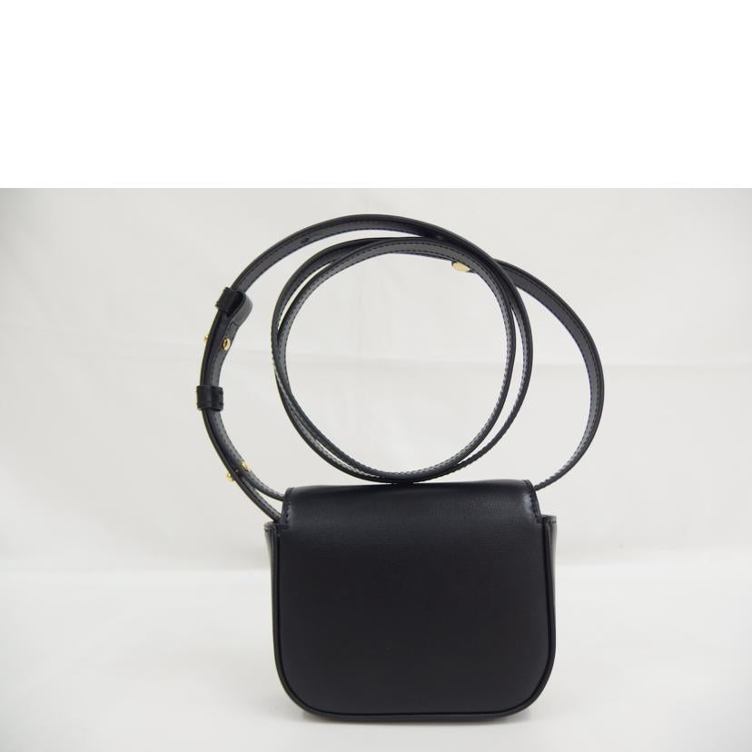 CELINE セリーヌ/ミニトリオンフ/ミニクロード/ノワール//Aランク/82