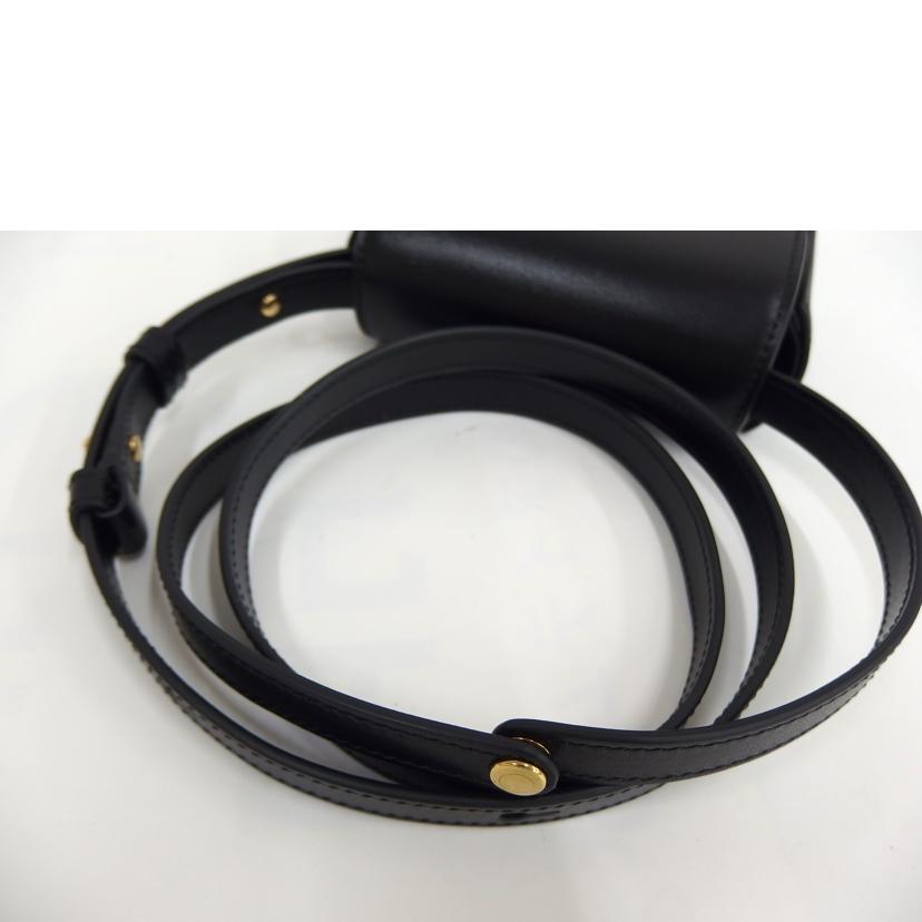 CELINE セリーヌ/ミニトリオンフ/ミニクロード/ノワール//Aランク/82