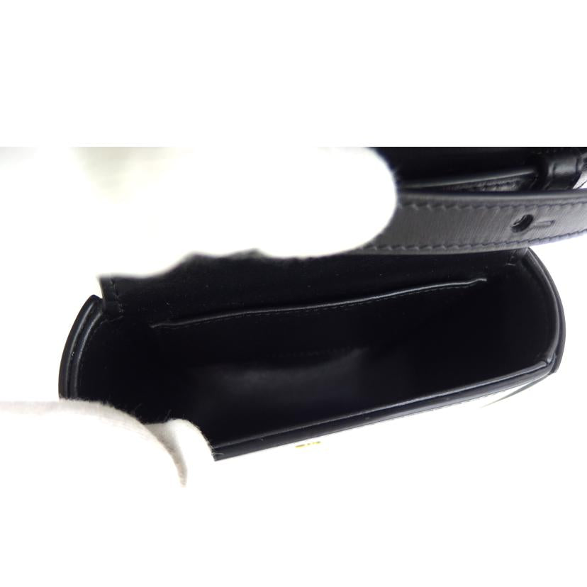 CELINE セリーヌ/ミニトリオンフ/ミニクロード/ノワール//Aランク/82