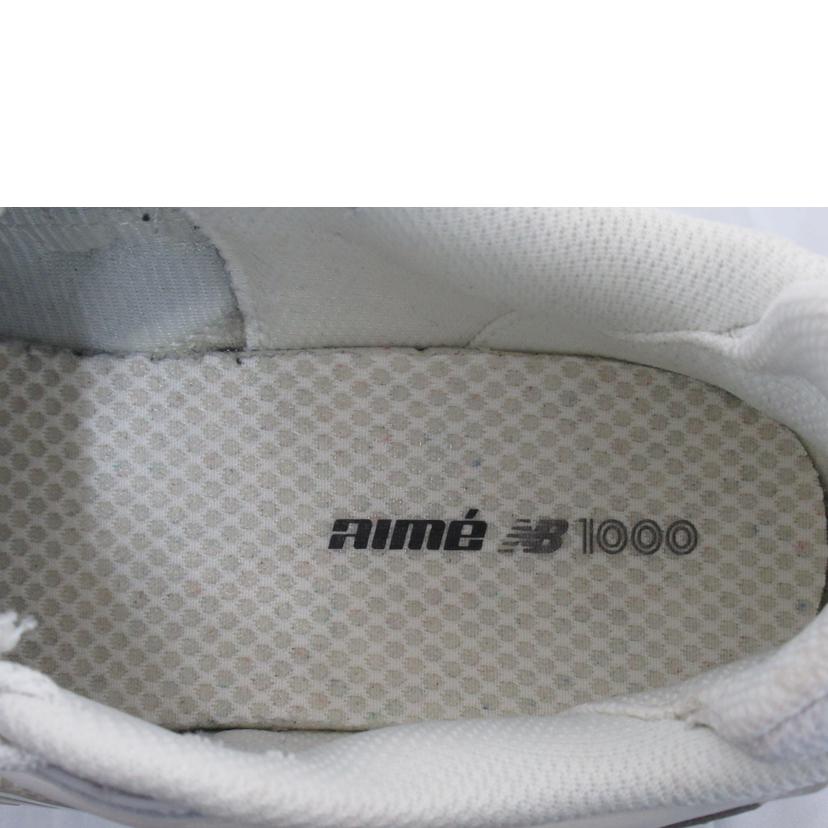 newbalance/エメレオンドレ×ニューバランス/スニーカー/白系/M1000AC//ABランク/63