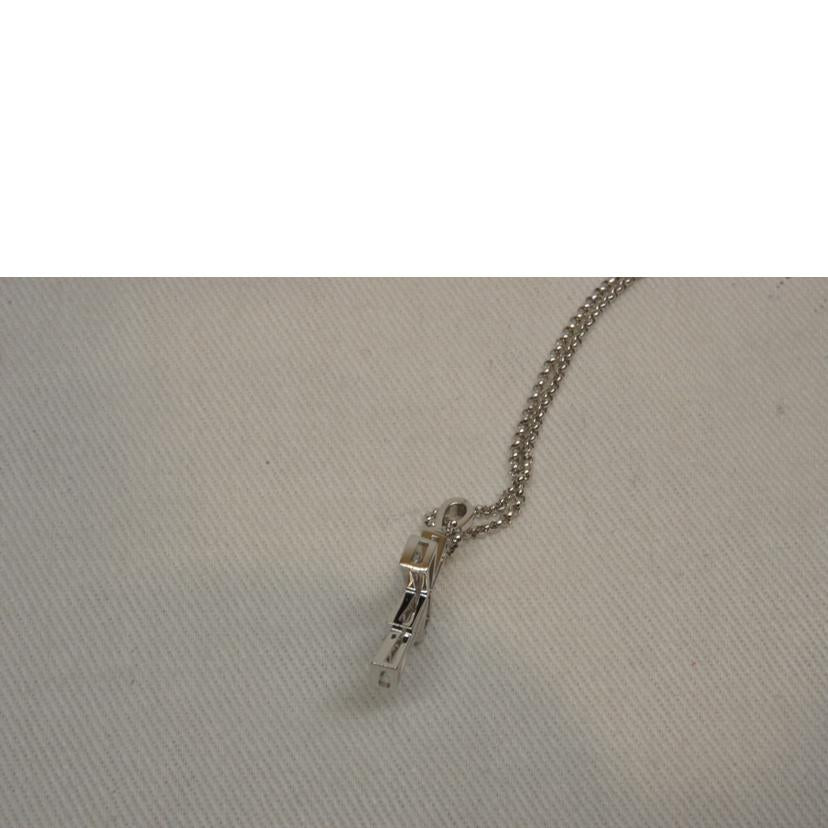 BVLGARI ブルガリ/K18WG/セルペンティクロスダイヤネックレス//☆681VI/Aランク/92