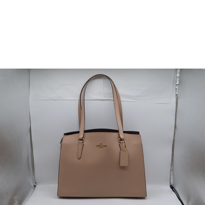 COACH コーチ/テイタムキャリーオールクロスグレインレザートート/C4078 //C21**/Aランク/89