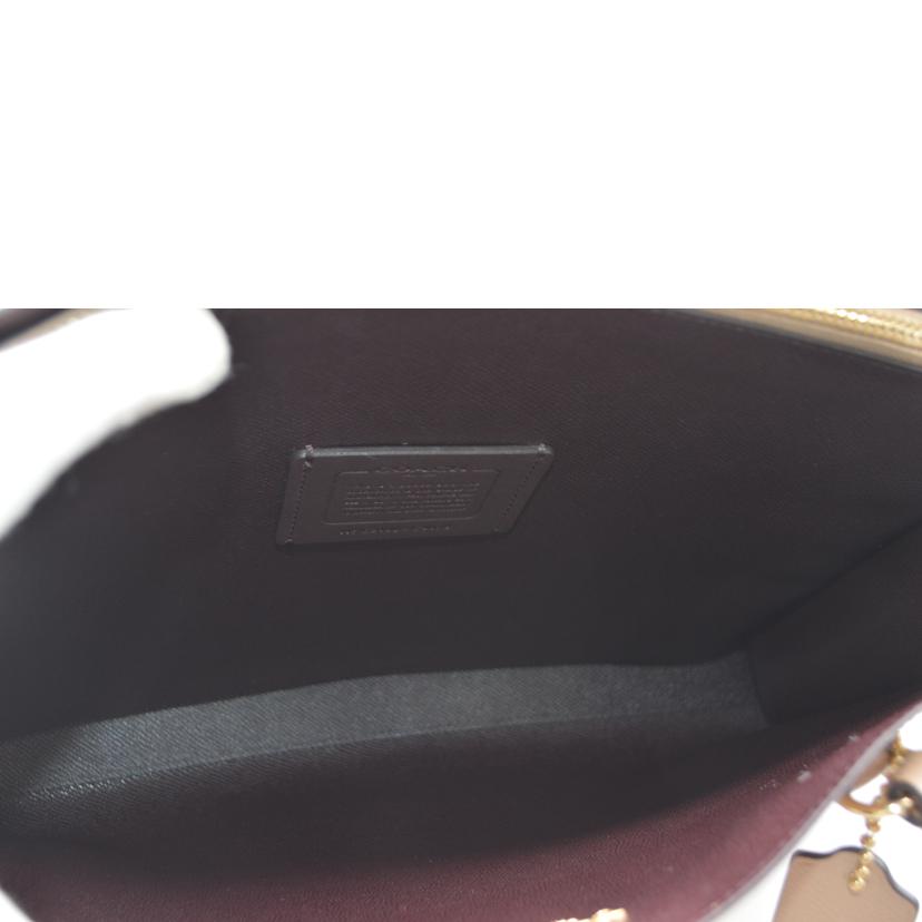 COACH コーチ/テイタムキャリーオールクロスグレインレザートート/C4078 //C21**/Aランク/89