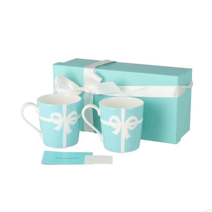 TIFFANY&Co. ティファニー/ブルーボックス マグカップセット/66885224//Sランク/24