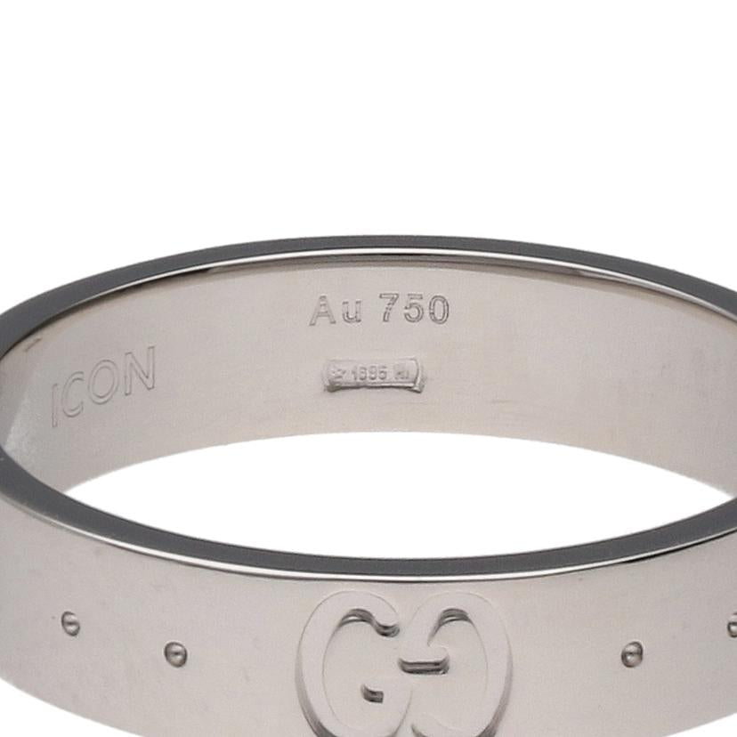 GUCCI グッチ/GGアイコンリング/750WG/サイズ:10//☆1895MI/Aランク/91