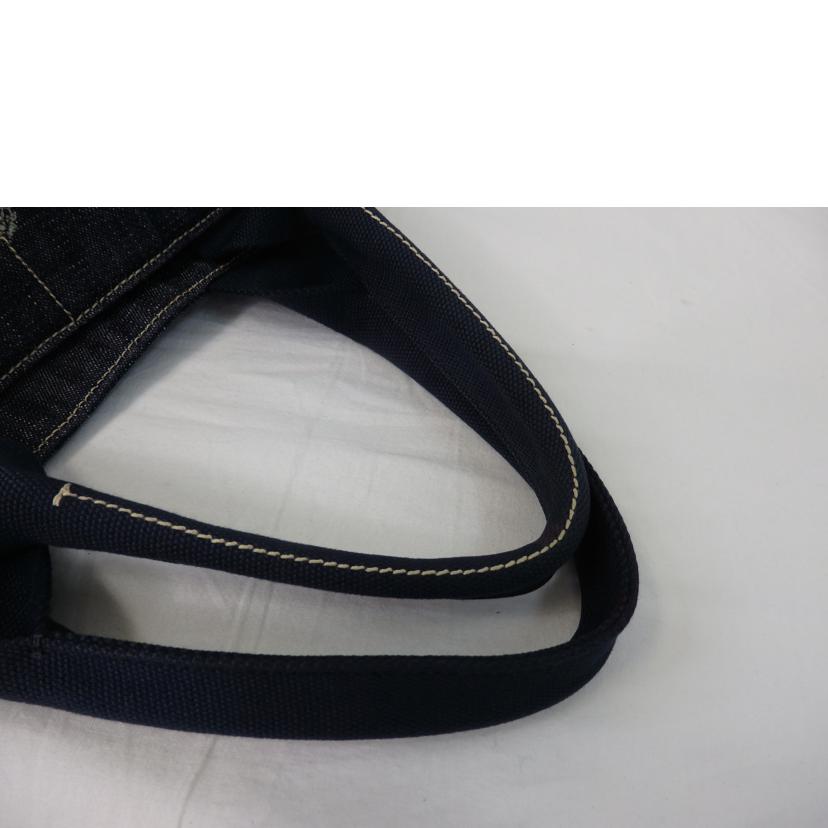 PRADA プラダ/カナパ/トートバッグ/デニム/BLEU×FUXIA/BN1872//197/ABランク/84