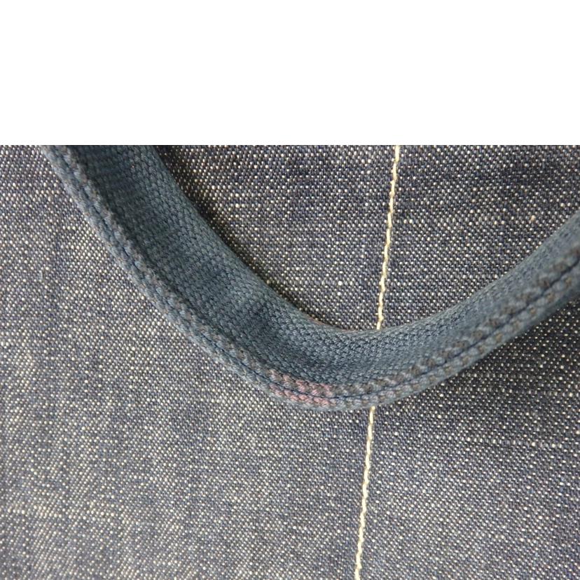 PRADA プラダ/カナパ/トートバッグ/デニム/BLEU×FUXIA/BN1872//197/ABランク/84