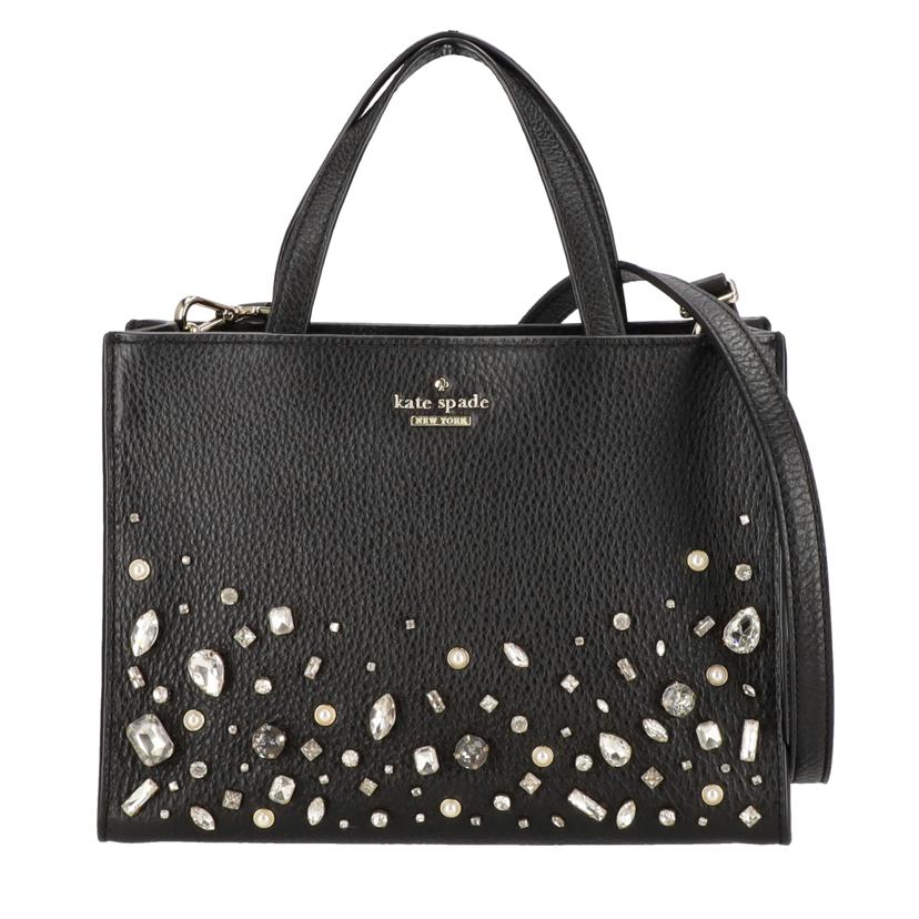 Kate spade ケイトスペード/ビジュー/2WAYショルダーバッグ/ブラック//Aランク/18