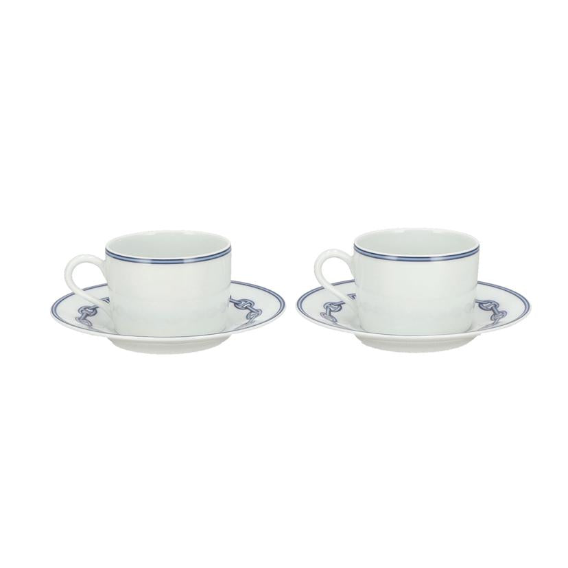 HERMES エルメス/シェーヌタンクルカップ&ソーサーペア//SAランク/94