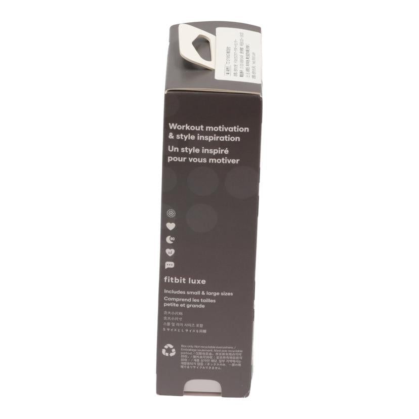 fitbit フィットビット /フィットネストラッカー/Fitbit Luxe未使用/FB422BKBK-FRCJK //3A42BF6C9901/Sランク/24