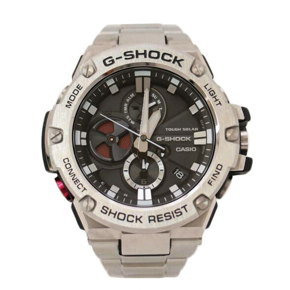 CASIO カシオ/G-SHOCK/G-STEEL/スマホリンク/ソーラー/GST-B100D-1AJF//223*******/ABランク/69