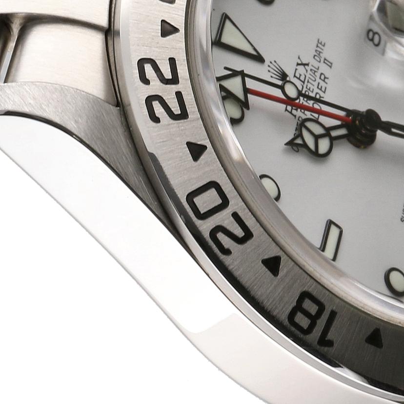 ROLEX/エクスプローラーⅡ/白文字盤/16570//D91****/Aランク/85