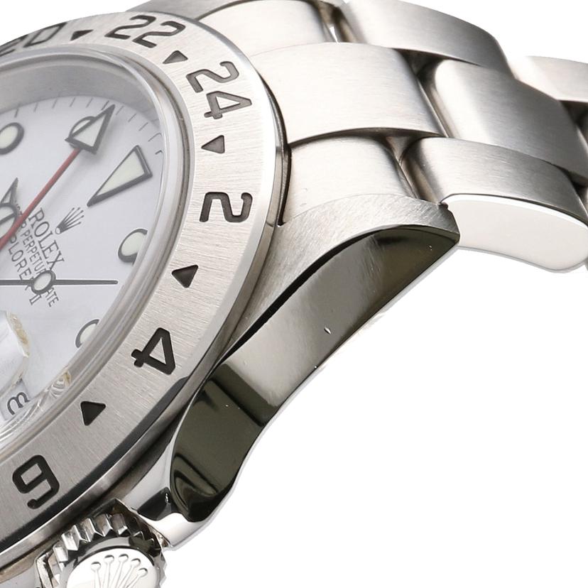 ROLEX/エクスプローラーⅡ/白文字盤/16570//D91****/Aランク/85