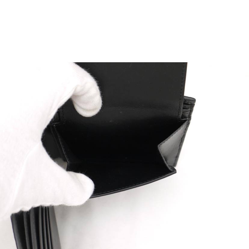 CELINE/バイフォールド二つ折り財布/ブラック//F-I******/Aランク/69