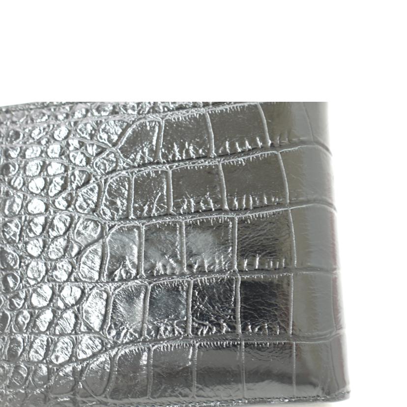 CELINE/バイフォールド二つ折り財布/ブラック//F-I******/Aランク/69