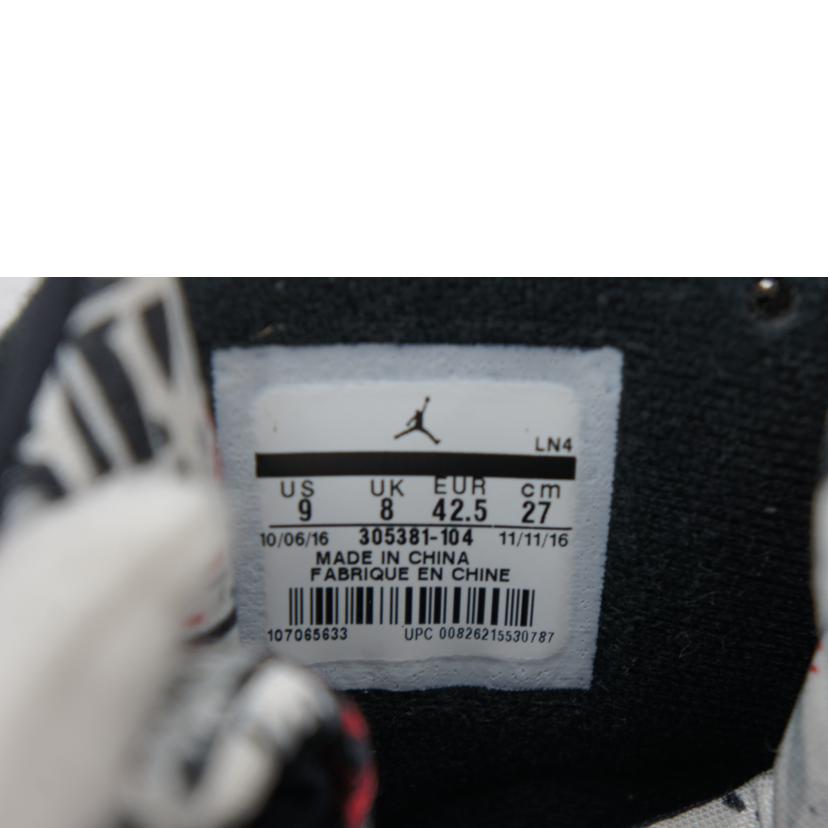 NIKE ナイキ/エアジョーダン8/レトロ/ハイカット/305381-104//Aランク/18