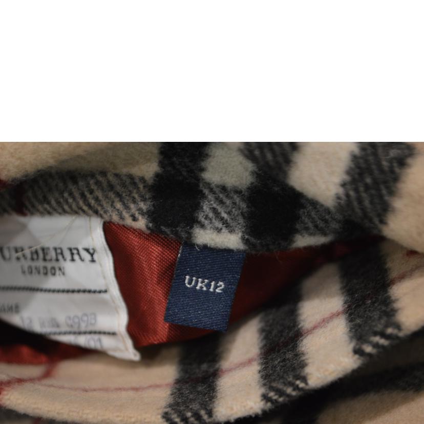 BURBERRY バーバリー/ノバチェックウールレディースコート//Mサイズ(UK12)/JR33236/01//ABランク/89