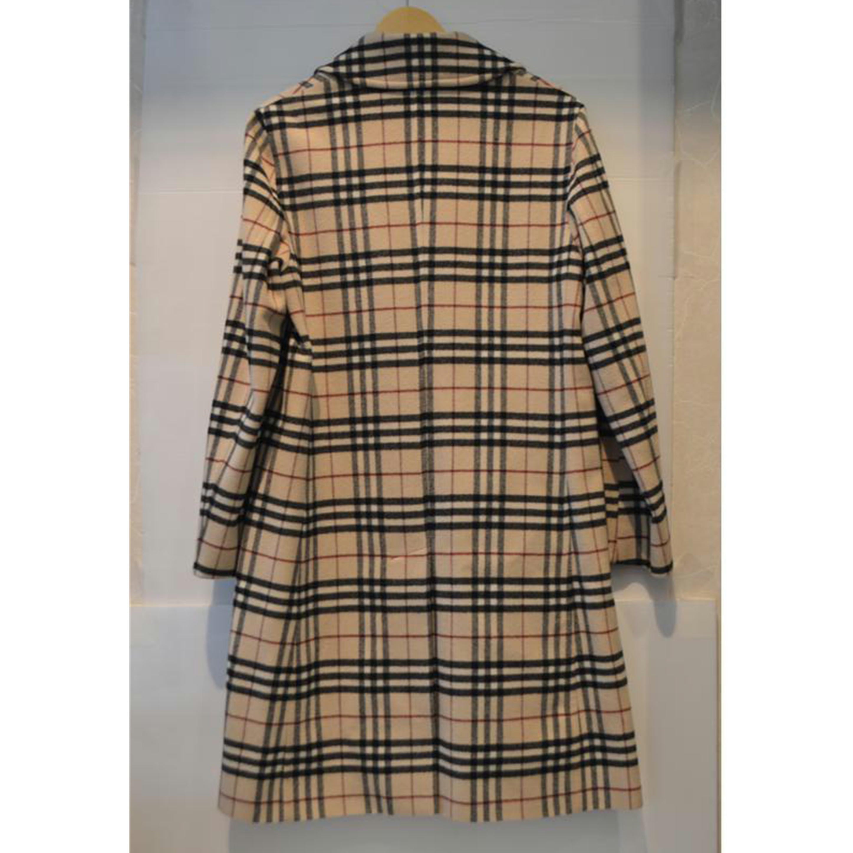 BURBERRY バーバリー/ノバチェックウールレディースコート//Mサイズ(UK12)/JR33236/01//ABランク/89