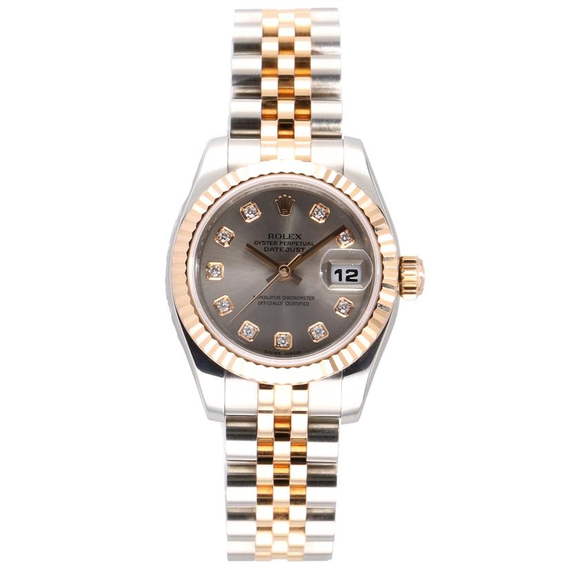 ROLEX ロレックス/レディ・デイトジャスト・10PD・SS×PG/D番/179171G//D17**********/Aランク/19
