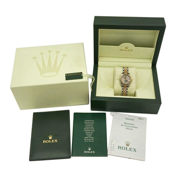 ROLEX ロレックス/レディ・デイトジャスト・10PD・SS×PG/D番/179171G//D17**********/Aランク/19