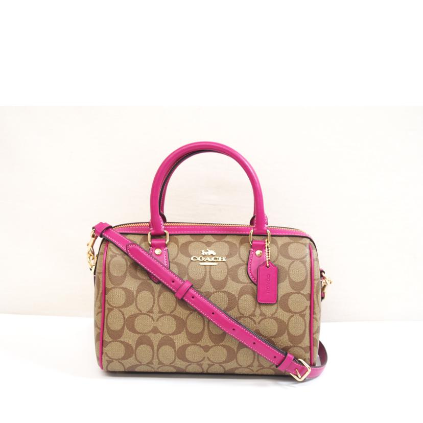 COACH コーチ/ローアンサッチェルシグネチャーキャンバス/CH280//F23**/SAランク/71