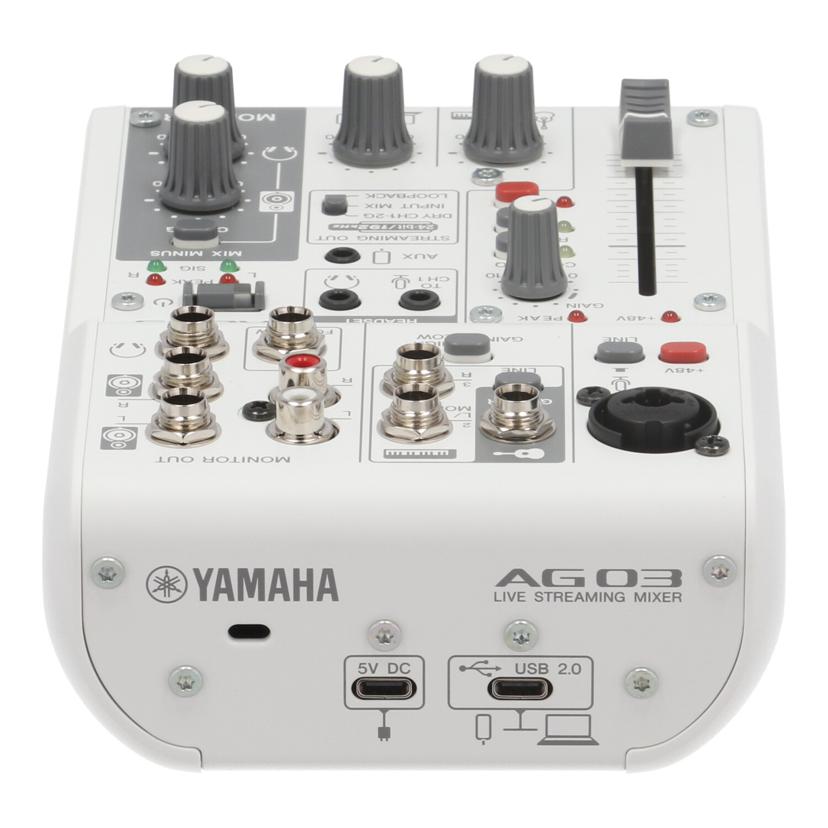 YAMAHA ヤマハ /ライブストリーミングミキサー/AG03MK2//YGEI02067/Bランク/85