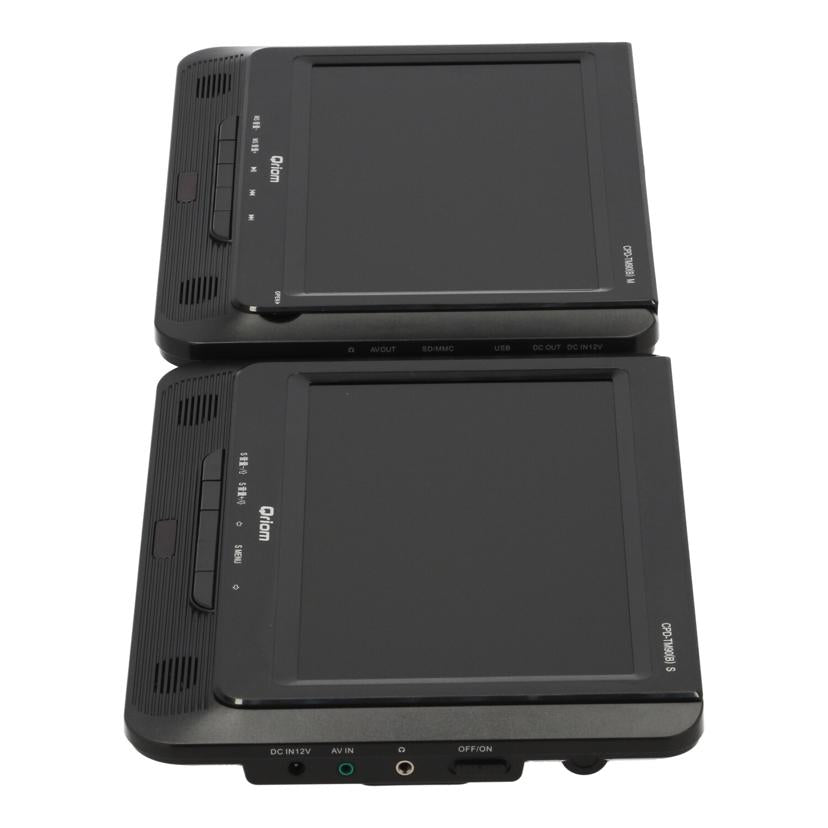 YAMAZEN Qriom 山善/ツインモニター ポータブルDVDプレーヤー/CPD-TM90//TM90B190500603/Bランク/69