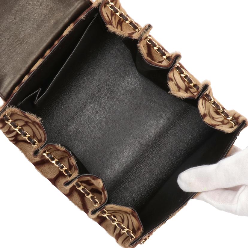 CHANEL シャネル/チェーンバッグ/キリン柄//635****/Aランク/19