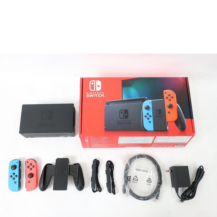 Nintendo 任天堂/ニンテンドースイッチ 後期型 ネオンブルー ネオンレッド Nintendo Switch/HAC-001(-001)//XKJ70095688667/Aランク/65