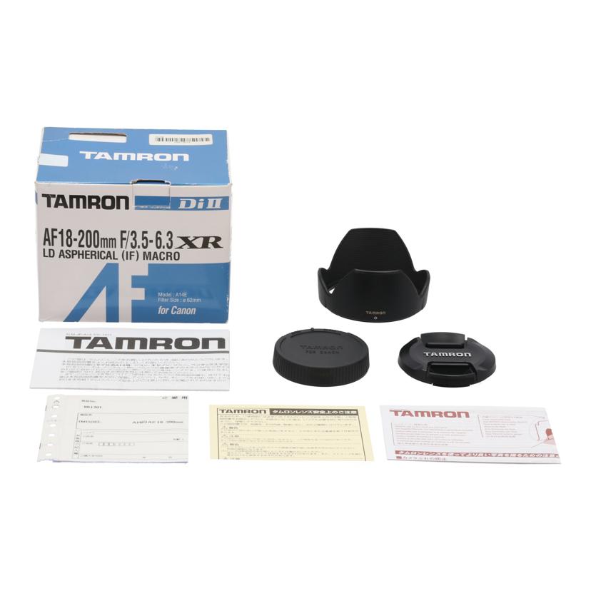 TAMRON Canon タムロン /交換レンズ/18-200mm/AF18-200mm F3.5-6.3 XR Di II LD Asp//861301/Bランク/67
