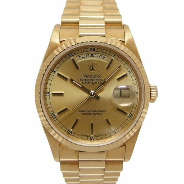 ROLEX ロレックス/デイデイト/シャンパン文字盤/自動巻き/ 18238//T69****/ABランク/18