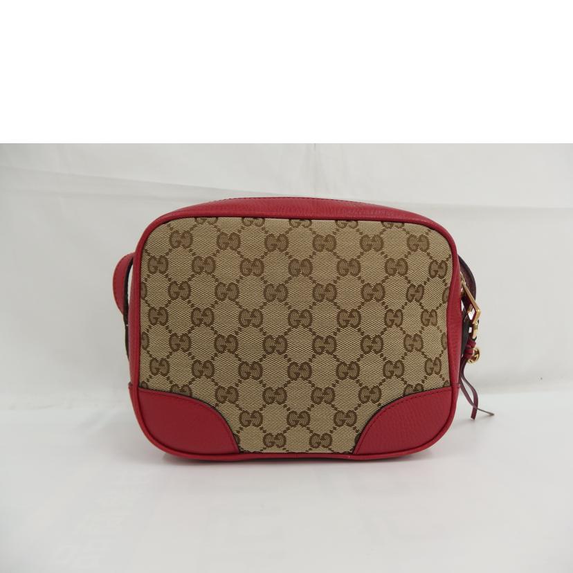 GUCCI グッチ/GGキャンバスショルダー/赤/449413//520***/Aランク/82