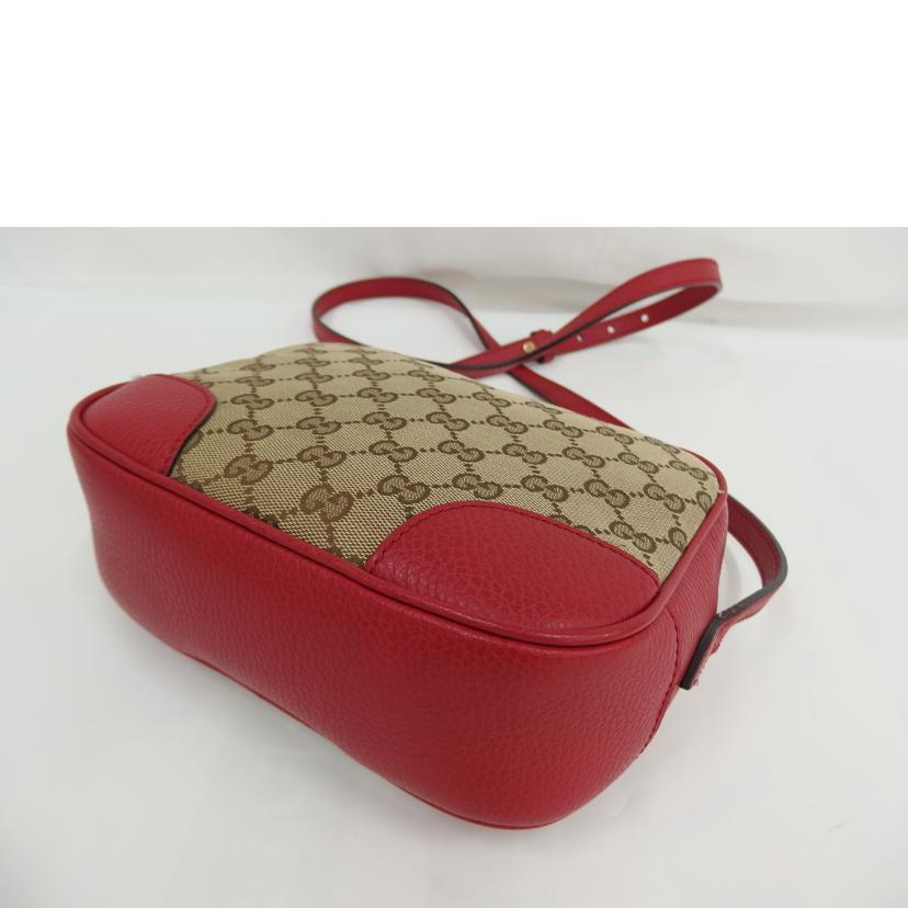GUCCI グッチ/GGキャンバスショルダー/赤/449413//520***/Aランク/82