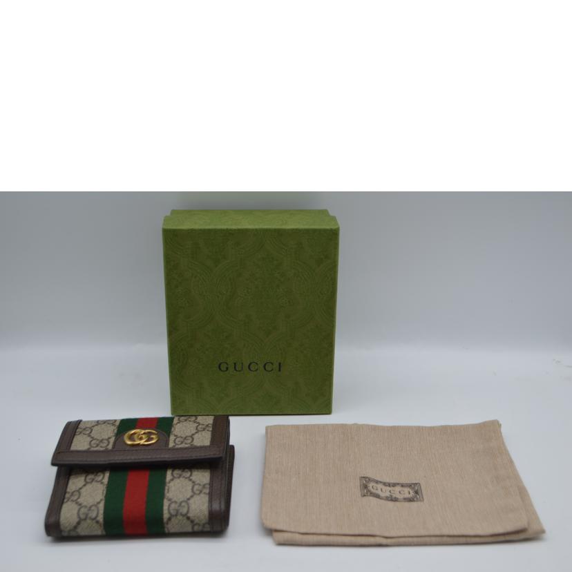 GUCCI グッチ/■オフディアGGスプリームコンパクト財布/523173//214*/SAランク/89