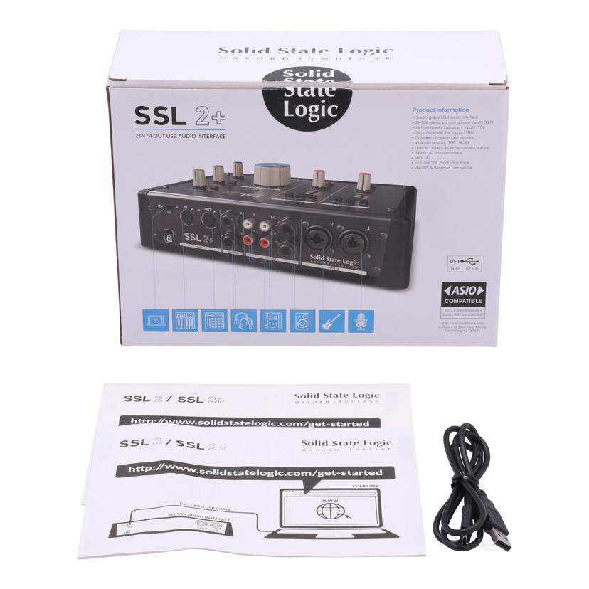 Solid State Logic ソリッドステートロジック/USBオーディオインターフェース /F/A SSL2+//SP-048551/Aランク/01