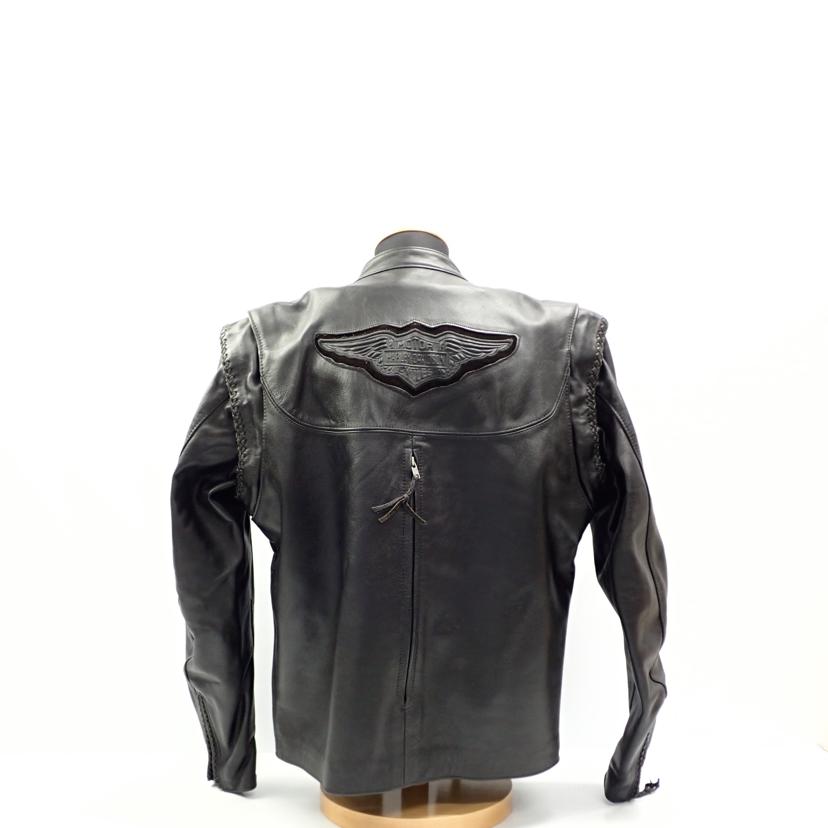 HARLEY DAVIDSON ハーレーダビッドソン/★HARLEYDAVIDSONレザーJKT /1-800-633-0092//M/ABランク/62