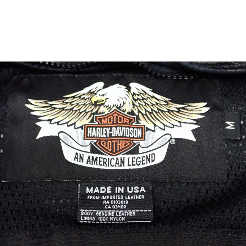 HARLEY DAVIDSON ハーレーダビッドソン/★HARLEYDAVIDSONレザーJKT /1-800-633-0092//M/ABランク/62