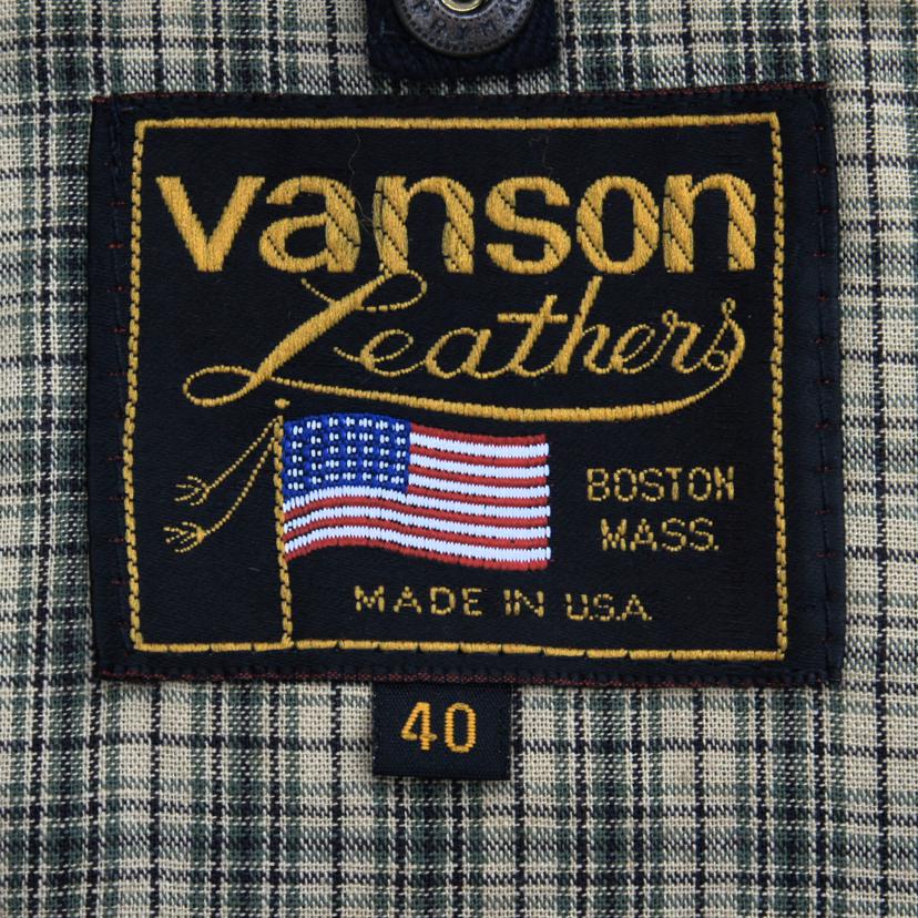 vanson バンソン/オイルドジャケット//Bランク/05