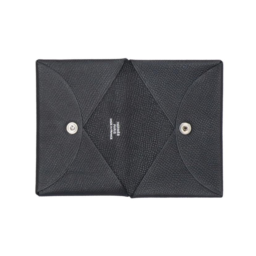 HERMES エルメス/カルヴィ/ヴォーエプソン/ノワール//□R *********/Aランク/75