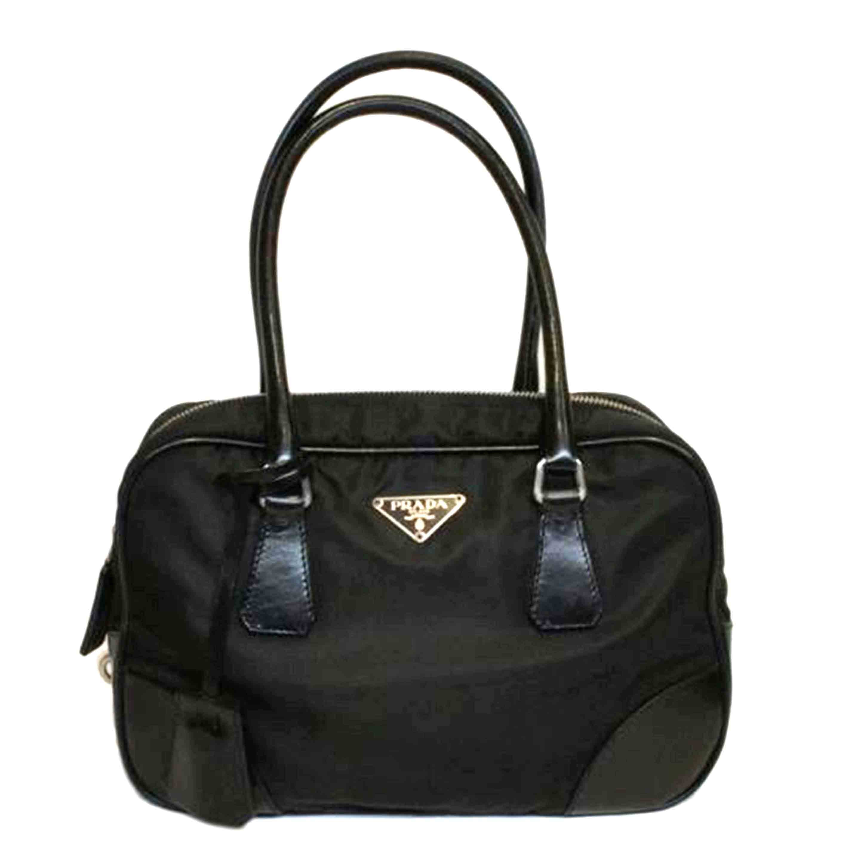 PRADA プラダ/ナイロンミニハンドブラック/B10764//113**/Aランク/92