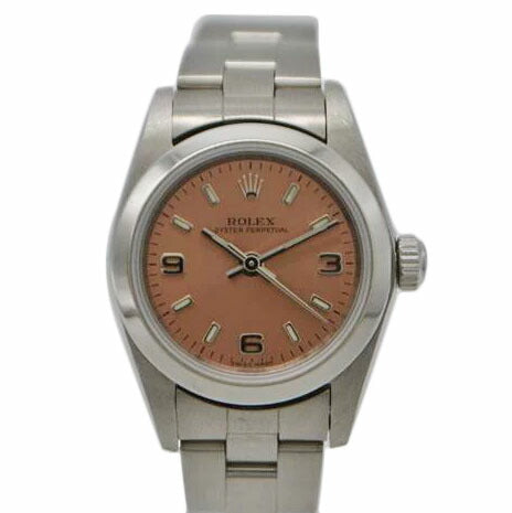ROLEX ロレックス/オイスターパーペチュアル/ピンク文字盤/76080//F60**********/SAランク/89