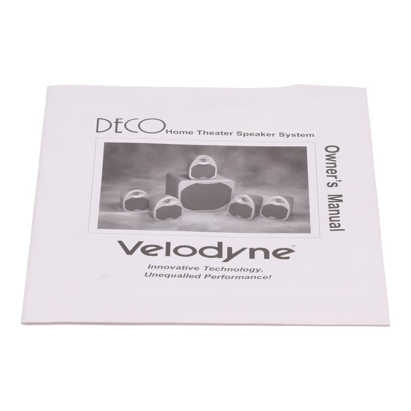 Velodyne Acoustics ベロダイン/5.1chホームシアタースピーカーシステム/DECO//621131274/Bランク/05