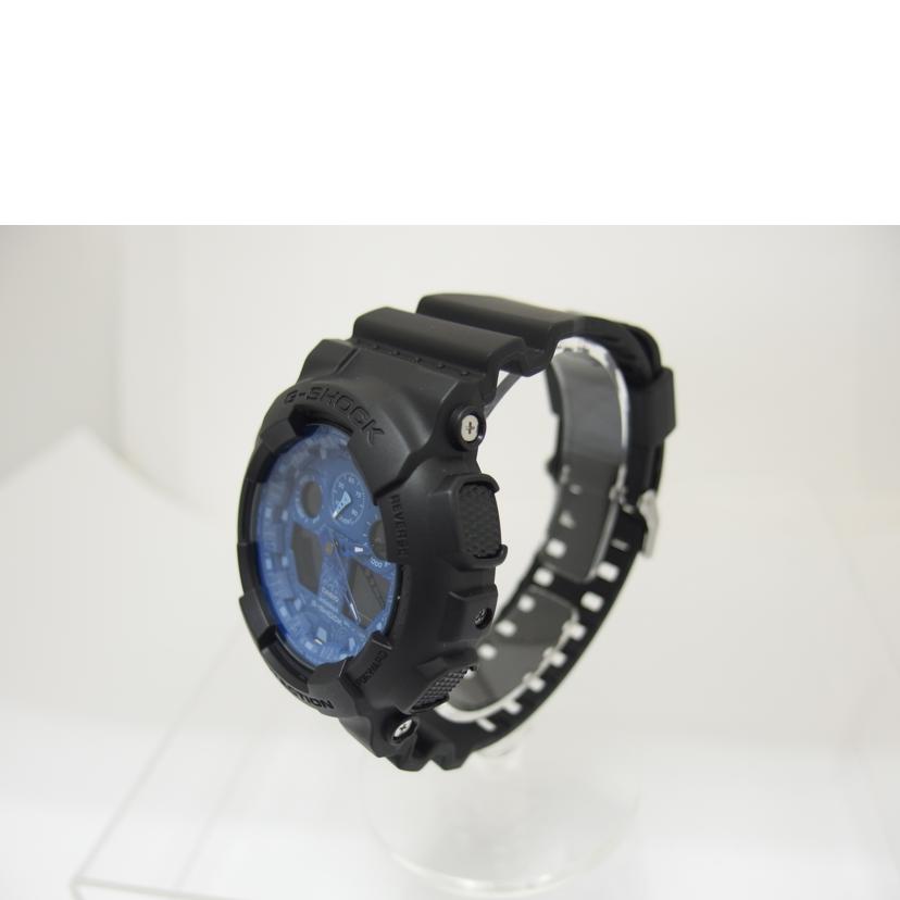 CASIO カシオ/G-SHOCKペイズリー文字盤/デジアナウォッチ/クォーツ/GA-100BP-1ADR//Aランク/04